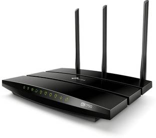 TP-Link Archer A7 Wireless Router 2.4 GHz, 5 GHz 1750 Mbps Wifi Speed Dual Band External Antenna Ethernet (Cable Broadband)
