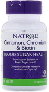Natrol Cinnamon, Chromium & Biotin, 60 Tablets