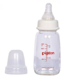 Pigeon GLASS FEEDING BOTTLE 120ML 0 TO 3 MONTHS - 120 ml