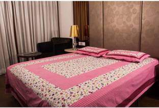 shree sd creation Cotton Double Flat 170 TC Printed Bedsheet
