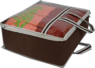 Ankit International Blanket Cover Storage Bag Blanket Organizer/Cover with a Large Transparent Window Side Handles Blanket Cover