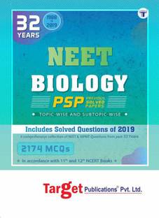32 Years NEET And AIPMT Biology Chapterwise Previous Year Solved Question Paper Book (PSP) | Topicwise MCQs With Solutions | 1988 To 2019 | Smart Tool To Crack NEET 2020