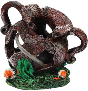 Jainsons Pet Products Broken Aquarius/Pot Aquarium Fish Tank Ornament. Create Natural Environment in Your Aquarium Fish Tank Marble Unplanted Substrate