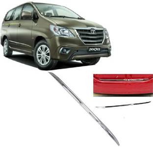 EMPICA Stainless Steel Trunk Garnish Glossy Toyota Innova Rear Garnish
