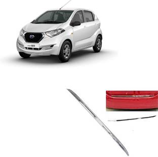 EMPICA Stainless Steel Trunk Garnish Glossy Datsun Go Rear Garnish