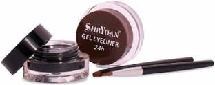 Shryoan 24 Hr Gel Eye-Liner | Long Lasting, Smudge Proof, Waterproof & For long Wearing 4 g