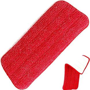 Birud Microfiber Spray Mop Replacement Head Pads - Set of 2 Wet and Dry Microfiber Cleaning Cloth