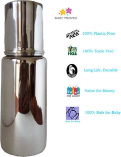 Baby Trendz Stainless Steel Baby Feeding Bottle 250ml - 250 ml