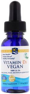 Nordic Naturals Vitamin D3, Vegan, 1000 IU, 1 fl oz (30 ml)
