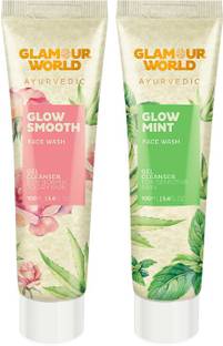 Glamour World Ayurvedic Glow Neem and Glow Smooth  Face Wash