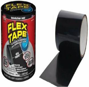 kalathiya Strong WaterProof Tape Black White 4" x 5' Rubberized Seal 152.2 cm Gorilla Tape