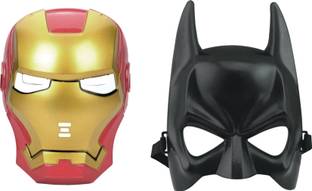 VK MART Ironman And Batman Shape Design Face Mask For Party Party Mask