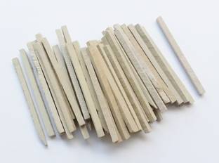 Bestyzz Firstzz India Clay Thin Slate Pencils (White) Board Chalk