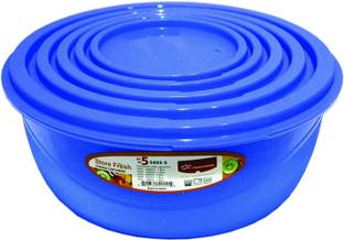 BONSAI HOME Plastic Fridge Container  - 2600 ml, 1600 ml, 900 ml, 525 ml, 295 ml