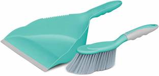 Spotzero by Milton Dustpan Set with Brush Plastic, Silicone Dustpan