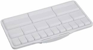 ANMOL ART & FRAMES Acrylic 21 Paint Wells Palettes  with Lid