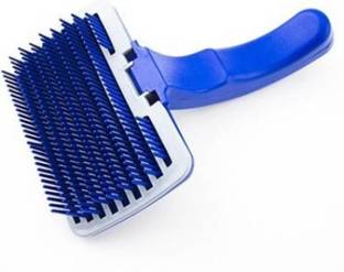 Wuff-wuff Dog Cat Brush Pet Soft Brush for Shedding Removes Loose Undercoat, Slicker Brush for Pet Massage, Self Cleaning, Slicker Brushes for Dog Slicker Brushes for  Dog, Cat