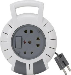 CONA 2226 AMRO 2 Pin Flex Box, 240V, 4 Meter|Electrical Extension Box with Universal Socket 3  Socket Extension Boards