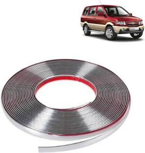 VOCADO 10 MM 15 Meter Chrome Diy Moulding Trim Strip For Tavera Car Beading Roll For Bumper, Grill and Garnish Cover, Window