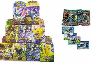 CrazyBuy Pokemon GX Trading Cards Game with VIP Cards for Kids (9 Packs)