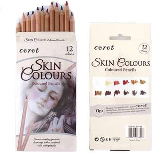 COROT SKIN COLOR PENCIL HEXAGONAL Shaped Color Pencils