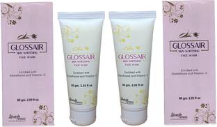 glossair SKIN WHITENING FACE WASH(60GM *2) Face Wash