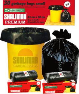 SHALIMAR Premium OXO - Biodegradable / Eco Friendly / 100% recyclable Small 20 - 25 L Garbage Bag