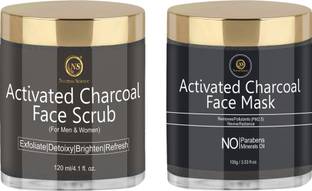 Nuerma Science Activated Charcoal Face Scrub and Face Mask