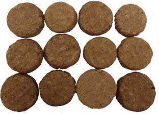Diksha 8 Pcs Pure Cow Dung Cakes (Gobar Upla)