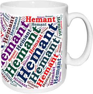 alwaysgift Hemant Name white Birthday & Anniversary Gift Ceramic Coffee Mug