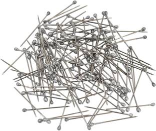 Embroiderymaterial Silver Ball Head, Brass  Pins
