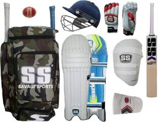 SAVAGE SPORTS Academy Camo Edition Cricket Set Of 6 No Ideal For 11-14 Years Cricket Kit