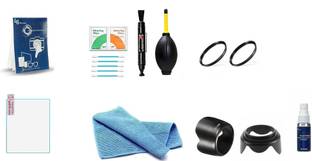 FND 1500D / 1300D /1200D combo offer ( hood, filter, tempered glass and cleaning kit)  Lens Cleaner