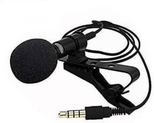 Sea Shell Collar Mic lav Microphone for Smartphone, DSLR, Laptop (Black) Microphone