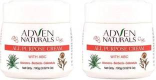 Adven Naturals All Purpose Cream With Aloevera, Berberies And Calendula
