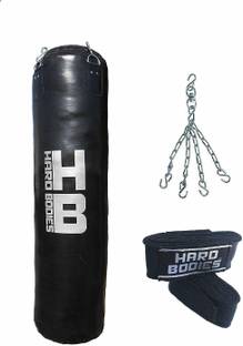 Hard Bodies Synthetic -UNFILLED Punching Bag Hanging Chain Hanging Bag