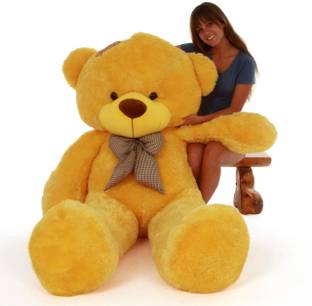 Toystation Super Cute Yellow 91 CM 3 Feet Teddy Bear Yellow Teddy Bears Huggable And Loveable For Someone Special  - 91 cm
