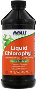 Now Foods Liquid Chlorophyll, Mint Flavor, 16 fl oz (473 ml)