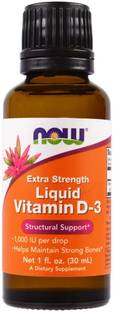 Now Foods Liquid Vitamin D-3, Extra Strength, 1,000 IU, 1 fl oz (30 ml)