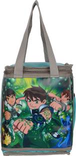 Naaz Polyester Waterproof 3D Printed Ben 10 Lunch/Tiffin Bag Waterproof Lunch Bag