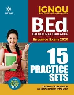 15 Practice Sets Ignou B.Ed Entrance Exam 2020
