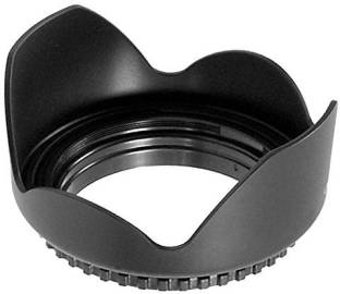 SHOPEE 58Mm Flower Lens Hood (Black) FOR 18-55MM 55-250MM  Lens Hood