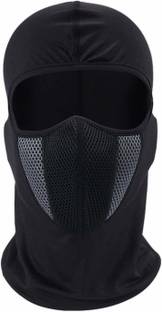 Auto Hub Black, Grey Bike Face Mask for Men & Women