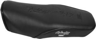 HRBull Blk_seat_cover_1 Single Bike Seat Cover For Hero Splendor Pro