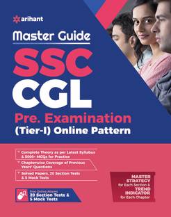 Master Guide Ssc Cgl Combined Graduate Level Tier-I 2019