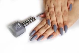 Miss Nails Toxic Free Cruelty Free Nail polish Pro Matte 02 Grey Grey