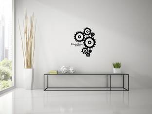 PEACOCKRIDE 60 cm Mechanical Engineer Self Adhesive Sticker
