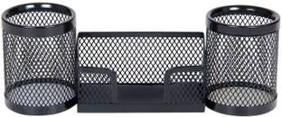 PANKU 3 Compartments Mesh Iron Desk Organiser