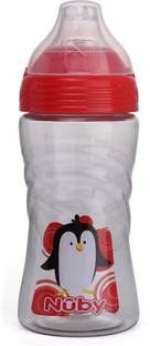 NUBY SIP-IT Sport sipper with spout for your kids (Red)- 12oz 360ml