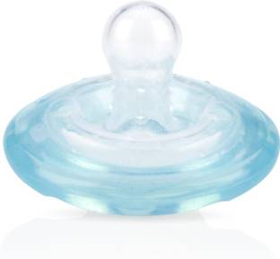 NUBY Natural Flex Pacifier for your baby 6-12 Months (Aqua) Teether